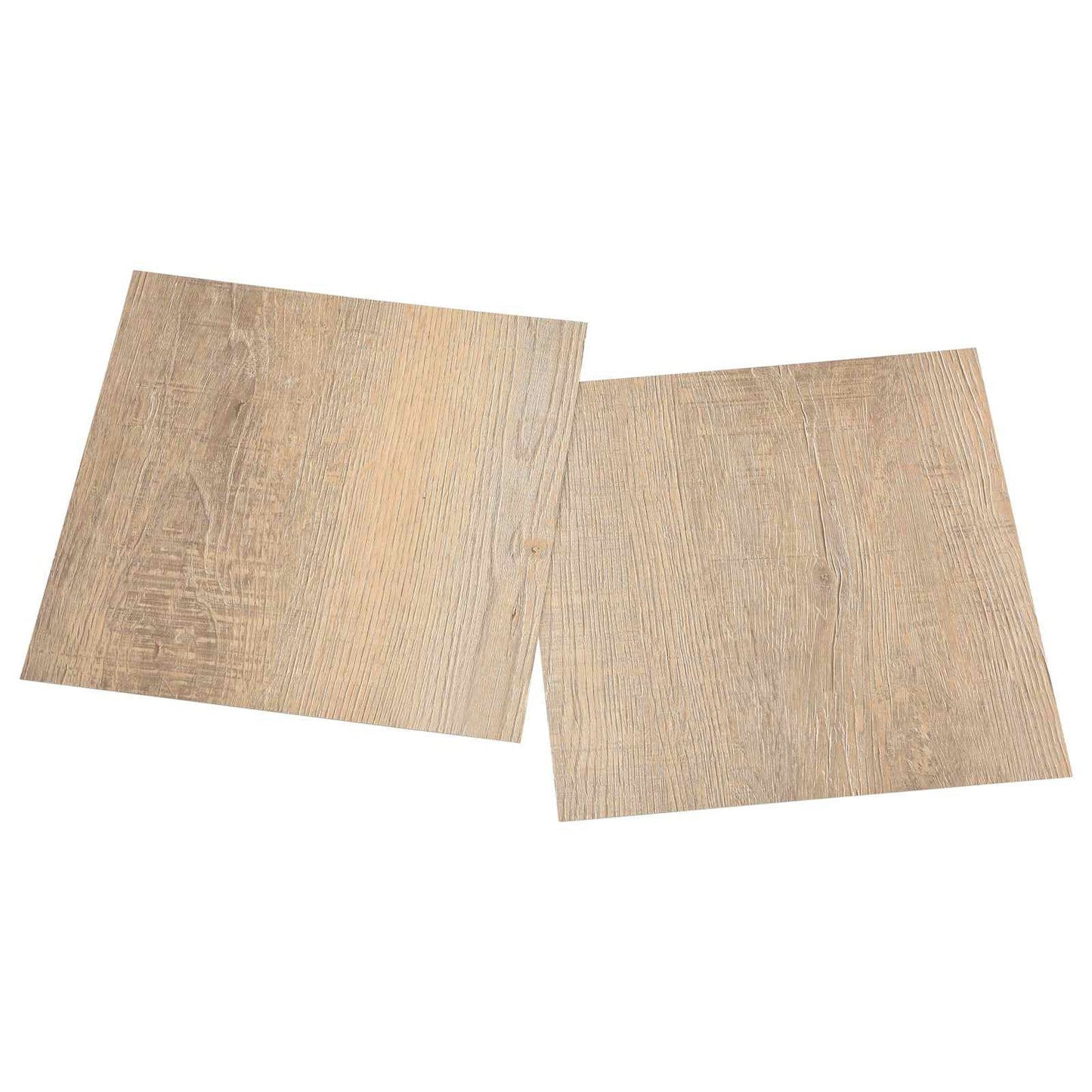 vidaXL Flooring Planks 5.11 m² 55 pcs PVC Light Grey and Dark Brown