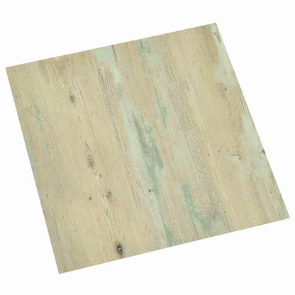 vidaXL Flooring Planks 5.11 m² 55 pcs PVC White and Light Brown