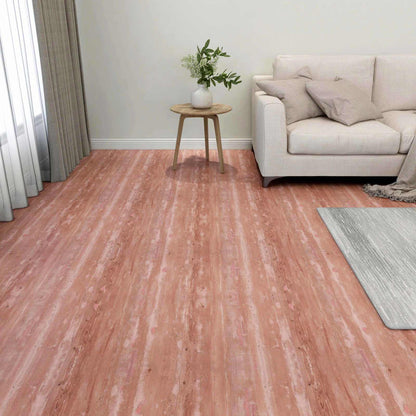vidaXL Flooring Planks 55 pcs Red 5.11 m² PVC
