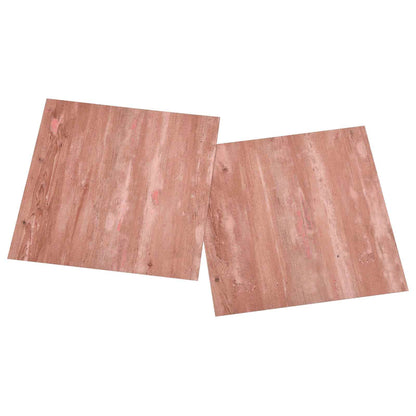 vidaXL Flooring Planks 55 pcs Red 5.11 m² PVC