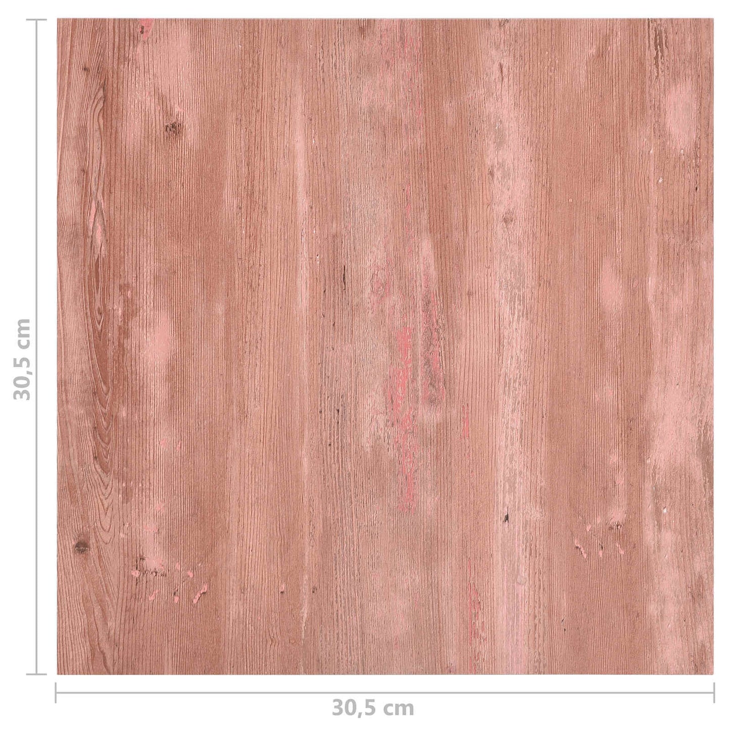 vidaXL Flooring Planks 55 pcs Red 5.11 m² PVC