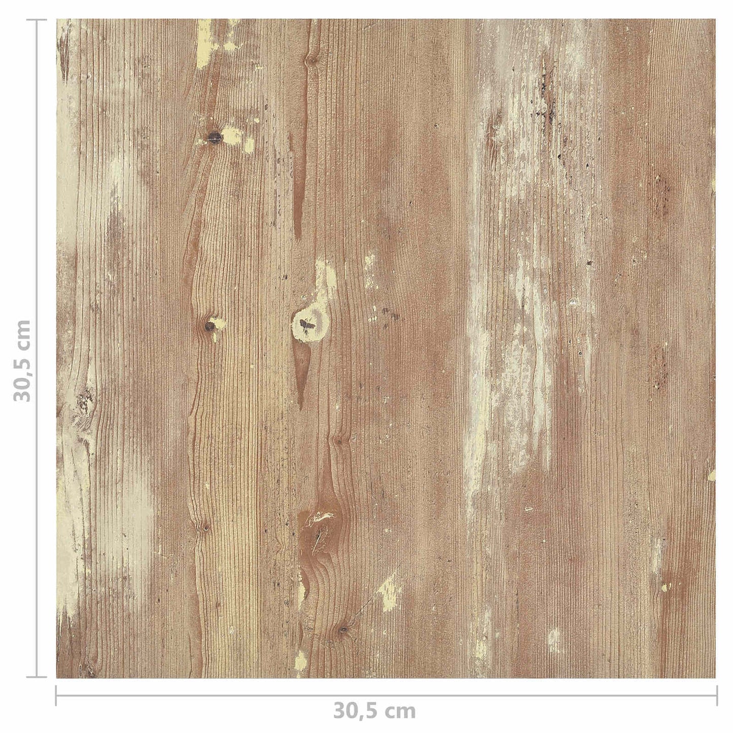 vidaXL Flooring Planks 5.11 m² 55 pcs PVC Cream and Light Brown