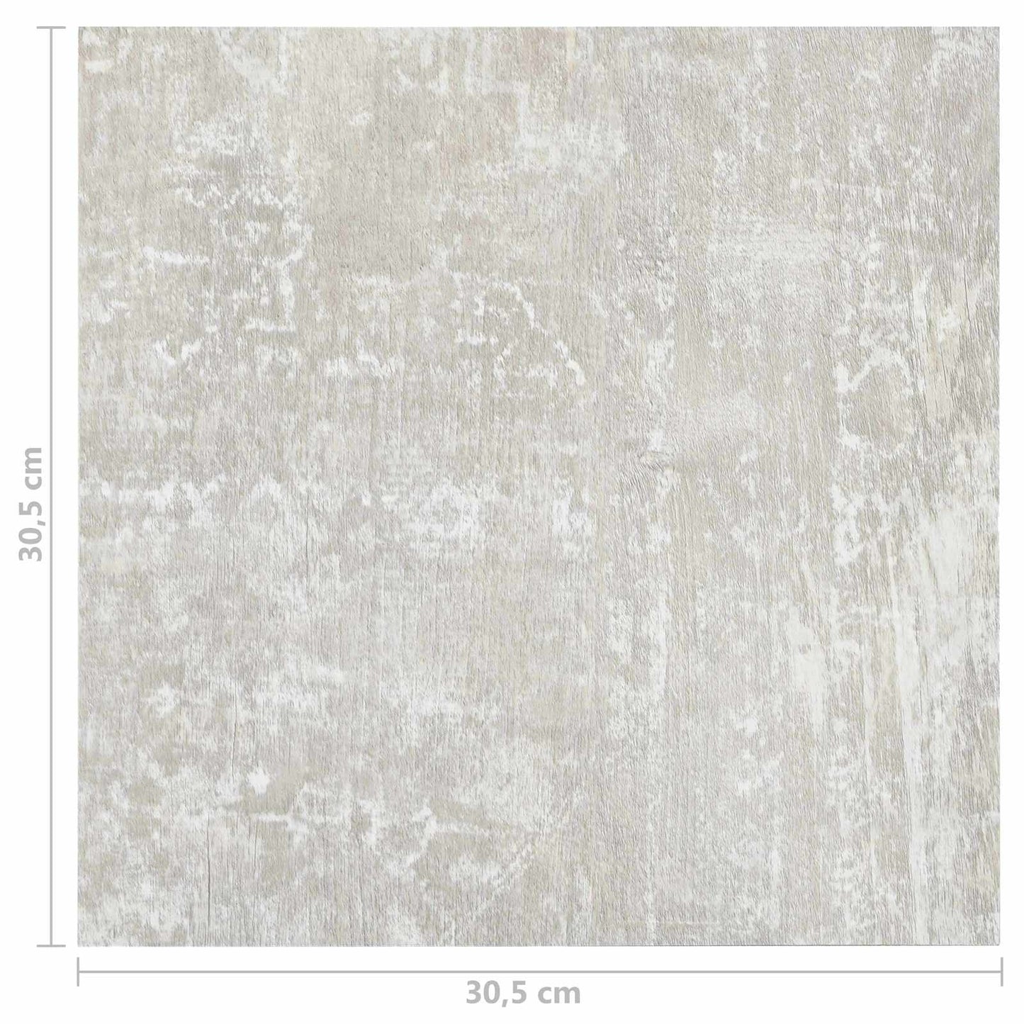 vidaXL Flooring Planks 5.11 m² 55 pcs PVC White and Wood