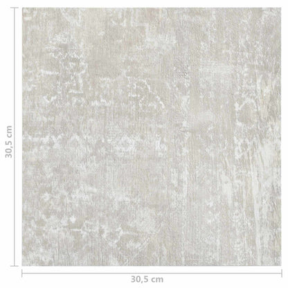 vidaXL Flooring Planks 5.11 m² 55 pcs PVC White and Wood