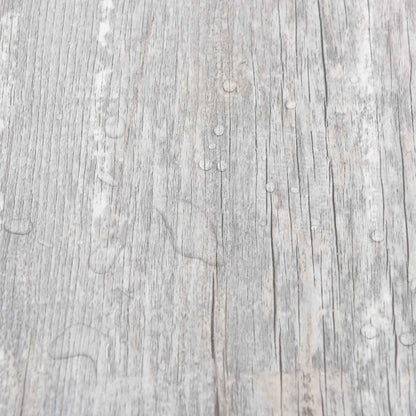 vidaXL Flooring Planks 5.11 m² 55 pcs PVC Light Grey and White