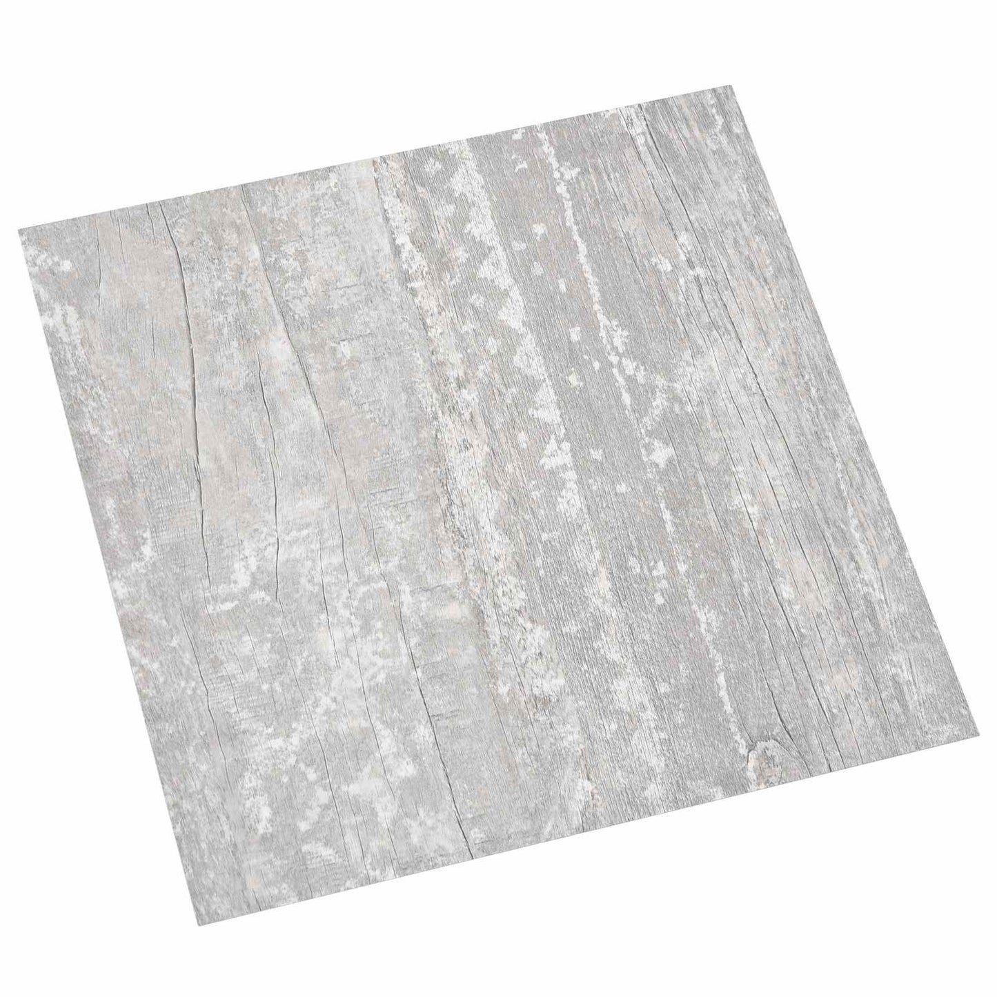 vidaXL Flooring Planks 5.11 m² 55 pcs PVC Light Grey and White