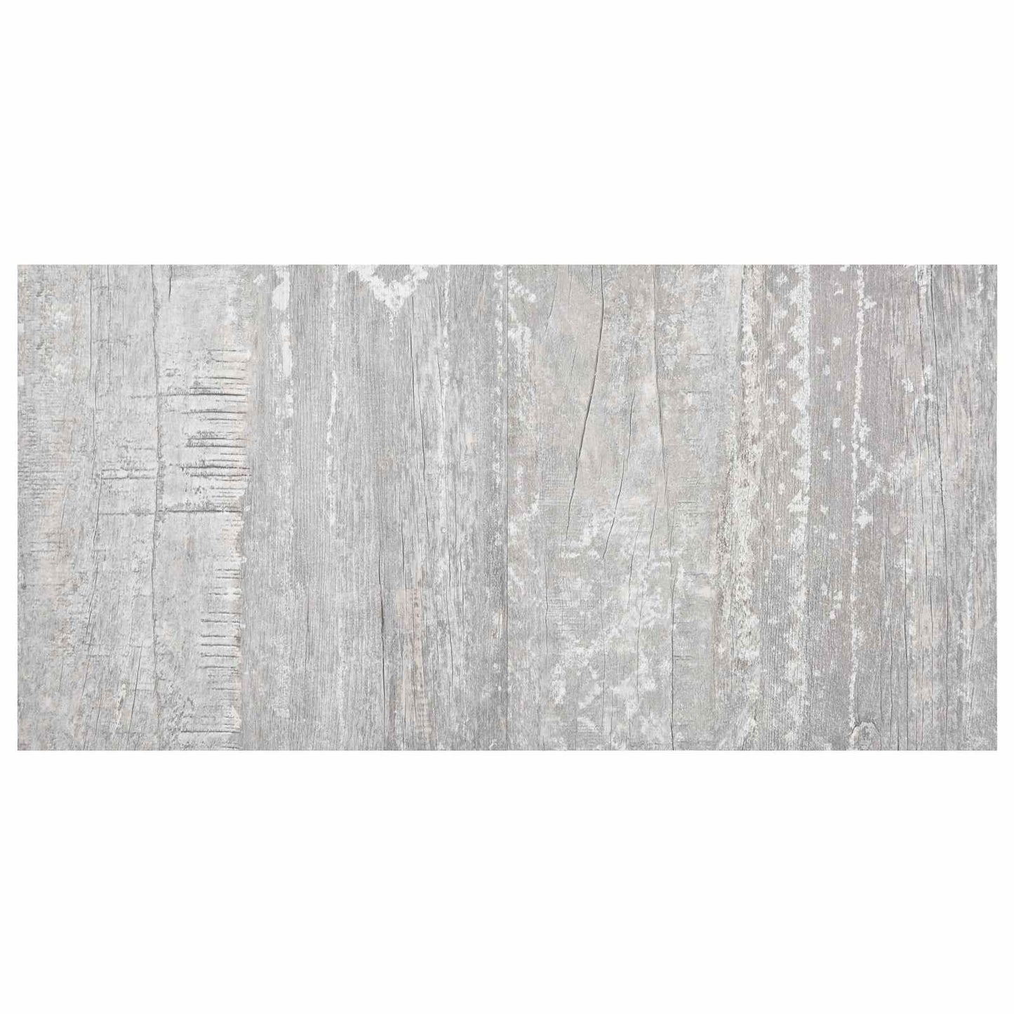 vidaXL Flooring Planks 5.11 m² 55 pcs PVC Light Grey and White