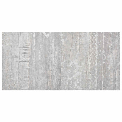 vidaXL Flooring Planks 5.11 m² 55 pcs PVC Light Grey and White