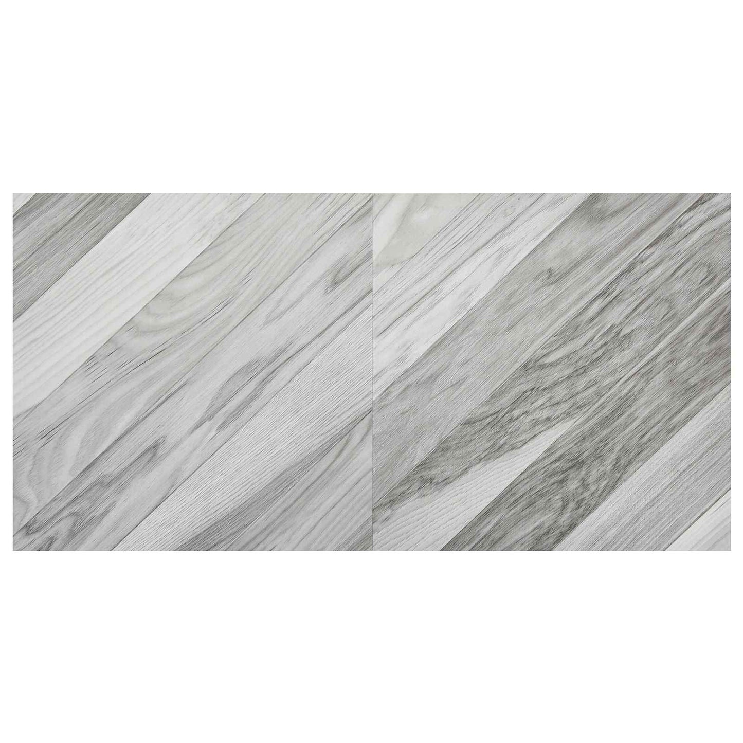 vidaXL Flooring Planks 55 pcs Grey 5.11 m² PVC