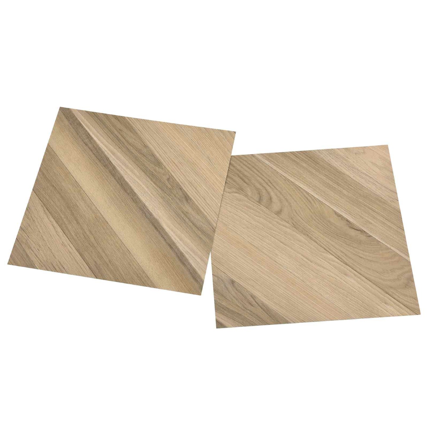 vidaXL Flooring Planks 55 pcs Brown 5.11 m² PVC