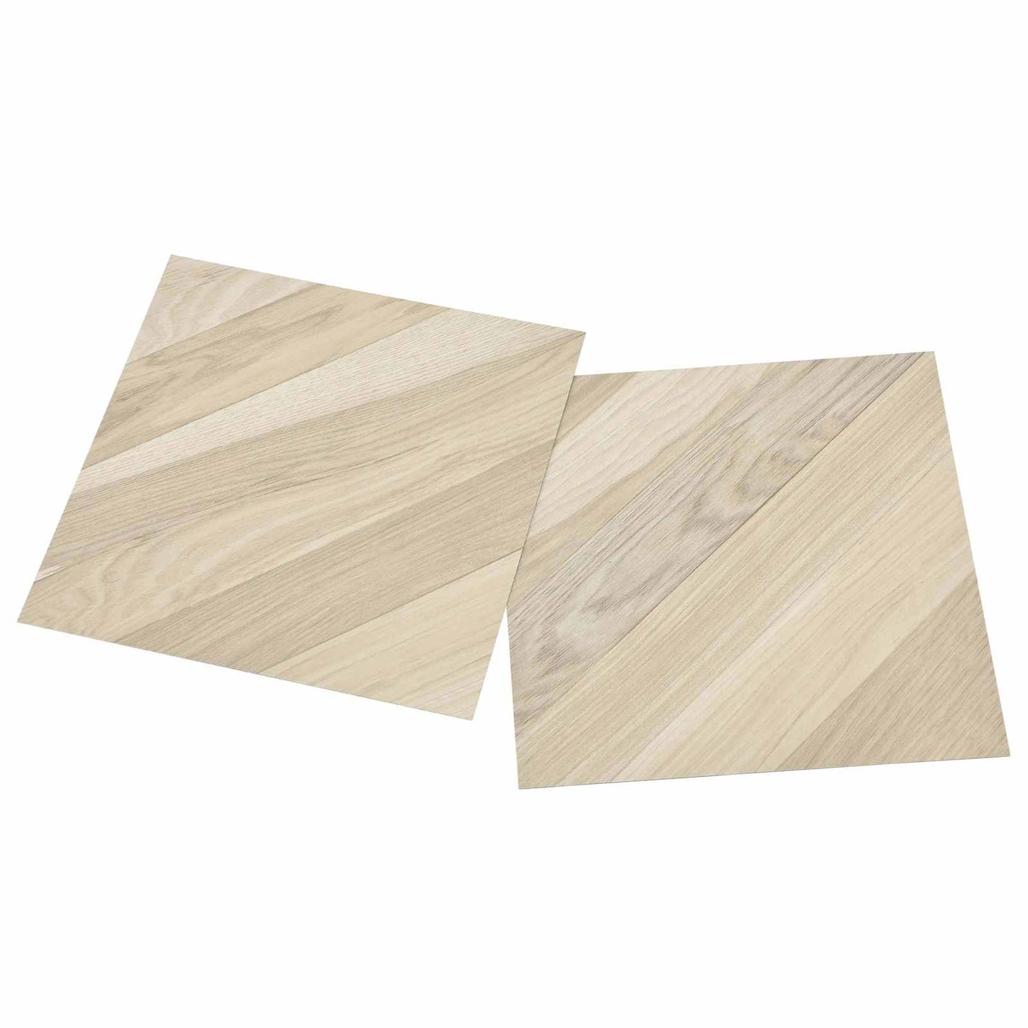 vidaXL Flooring Planks 55 pcs Beige 5.11 m² PVC