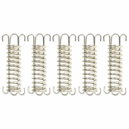 vidaXL Spring Locks for Sunshade Sail 5 pcs Stainless Steel