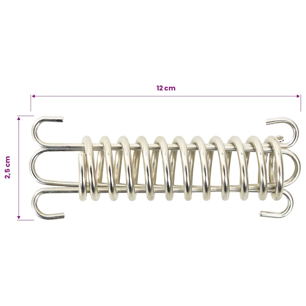 vidaXL Spring Locks for Sunshade Sail 5 pcs Stainless Steel