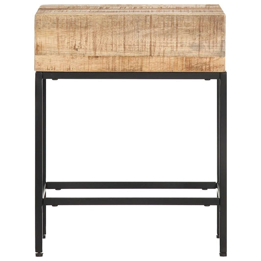 320938 vidaXL Side Table 40x30x50 cm Solid Rough Mango Wood