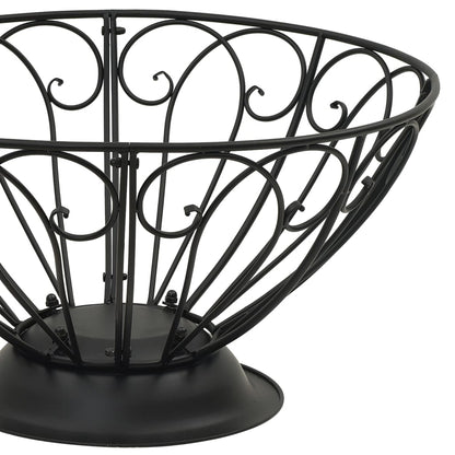 vidaXL Fire Pit with Poker 75 cm XXL Steel