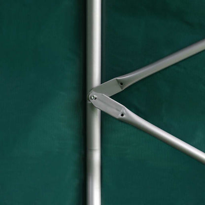 vidaXL Livestock Tent PVC 3.7x3.7 m Green