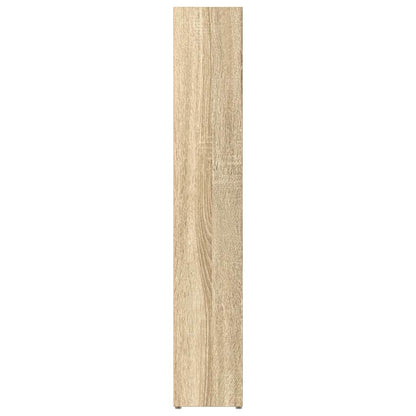 vidaXL CD Cabinets 2 pcs Sonoma Oak 21x16x93.5 cm Engineered Wood