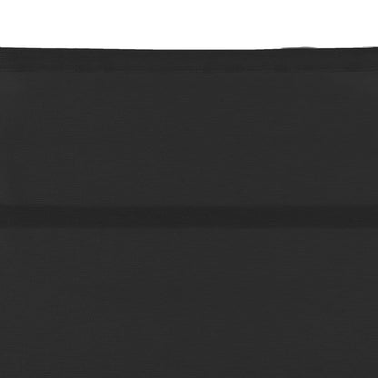 vidaXL Sun Lounger | Black and silver | Textilene and aluminium | Standard