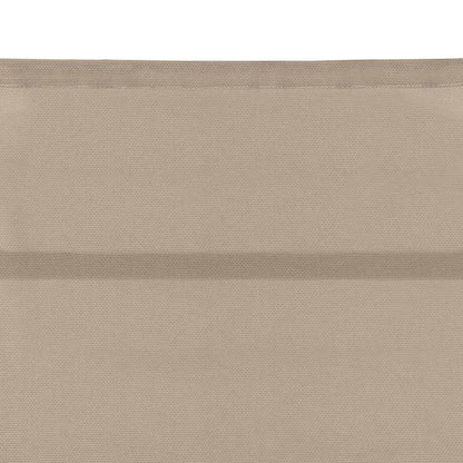 vidaXL Sun Lounger Textilene and Aluminium Cream