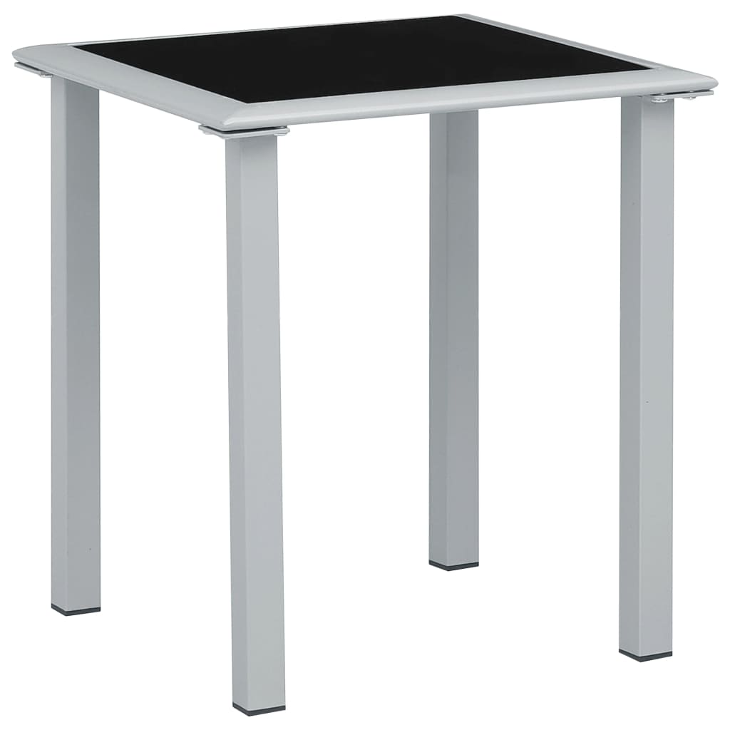 vidaXL Sun Lounger | Cream for loungers, Black and Silver for table