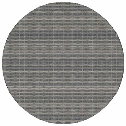 310469 vidaXL Garden Table Grey 70x70x73 cm Poly Rattan