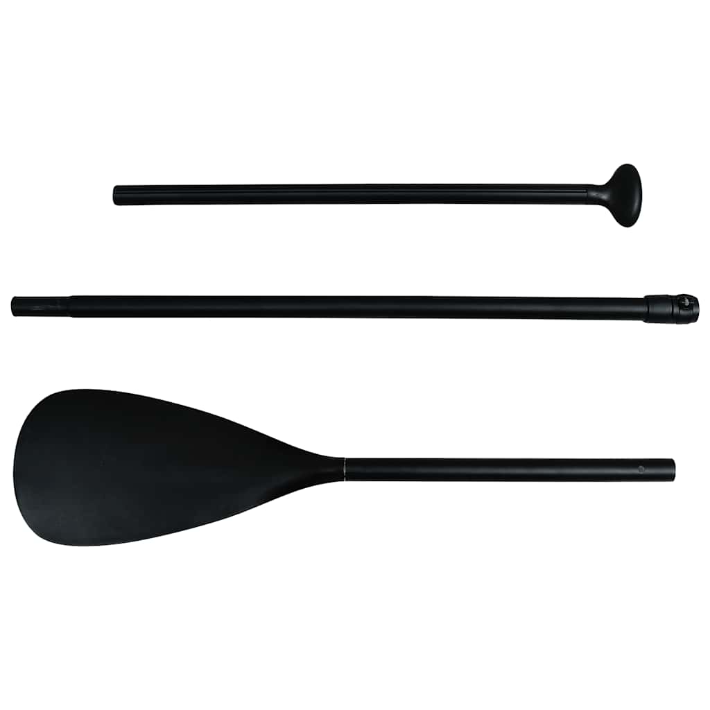 vidaXL Inflatable Stand Up Paddle Board Set Black and White