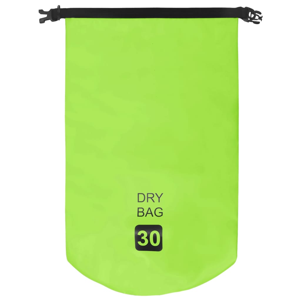 vidaXL Dry Bag Green 30 L PVC