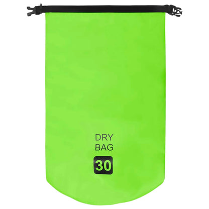 vidaXL Dry Bag Green 30 L PVC