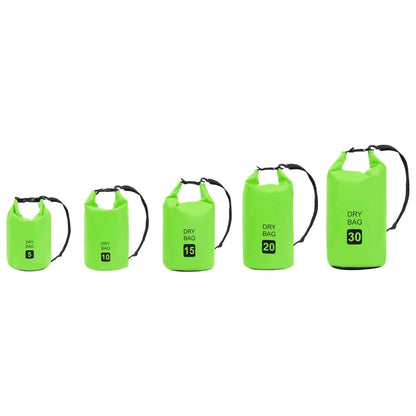 vidaXL Dry Bag Green 30 L PVC