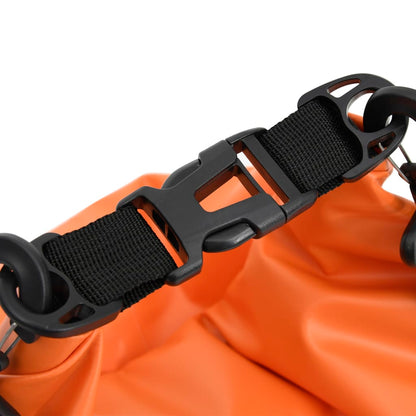 vidaXL Dry Bag with Zipper Orange 20 L PVC