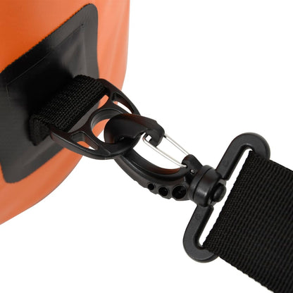 vidaXL Dry Bag with Zipper Orange 30 L PVC