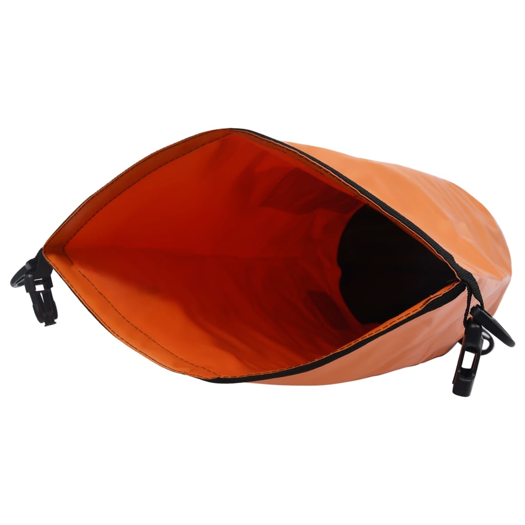 vidaXL Dry Bag Orange 15 L PVC