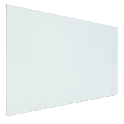 vidaXL Fireplace Glass Plate Rectangular 80x50 cm