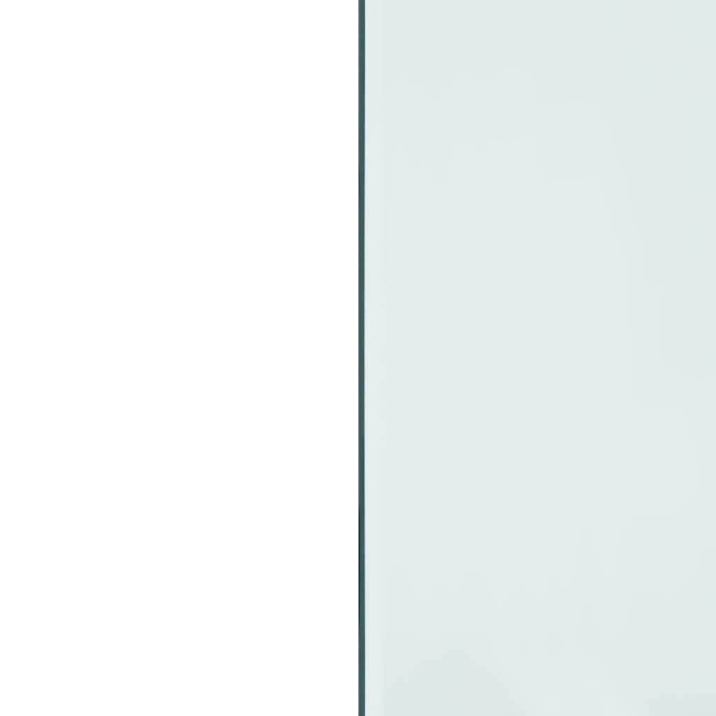 vidaXL Fireplace Glass Plate Rectangular 100x50 cm