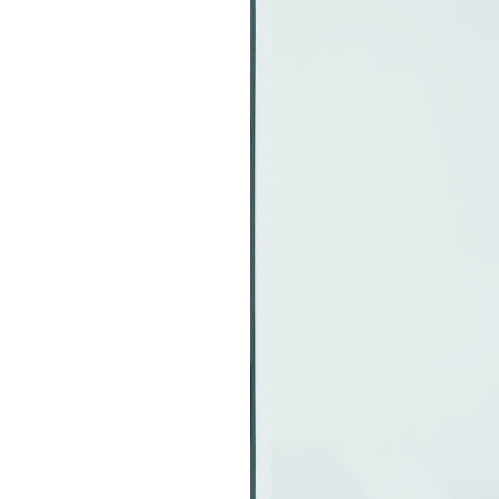vidaXL Fireplace Glass Plate Rectangular 120x60 cm