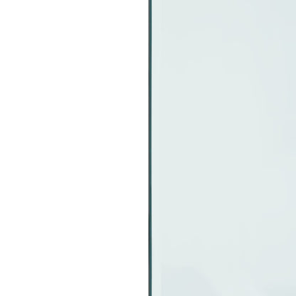 vidaXL Fireplace Glass Plate Rectangular 120x60 cm