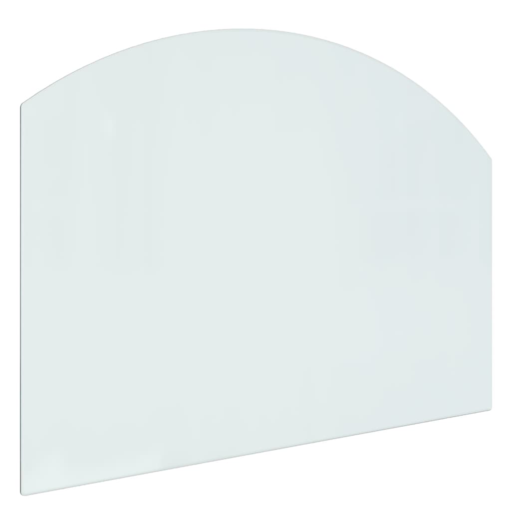 vidaXL Fireplace Glass Plate 80x60 cm