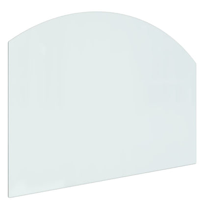 vidaXL Fireplace Glass Plate 80x60 cm