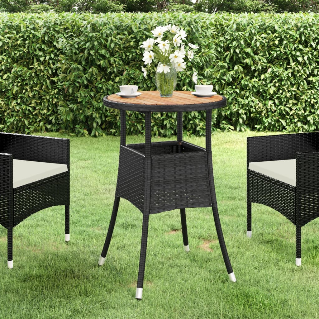 vidaXL Garden Table | Black
