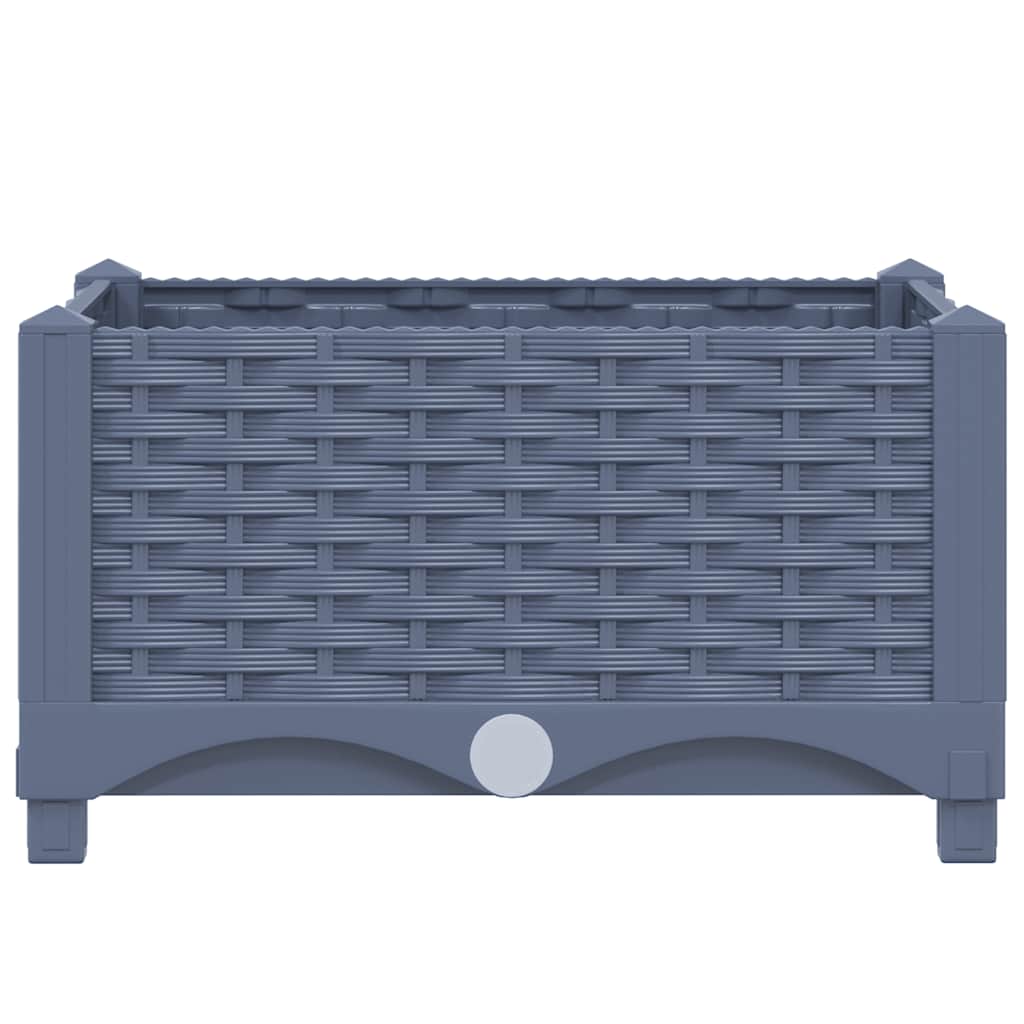 vidaXL Raised Bed 40x40x23 cm Polypropylene