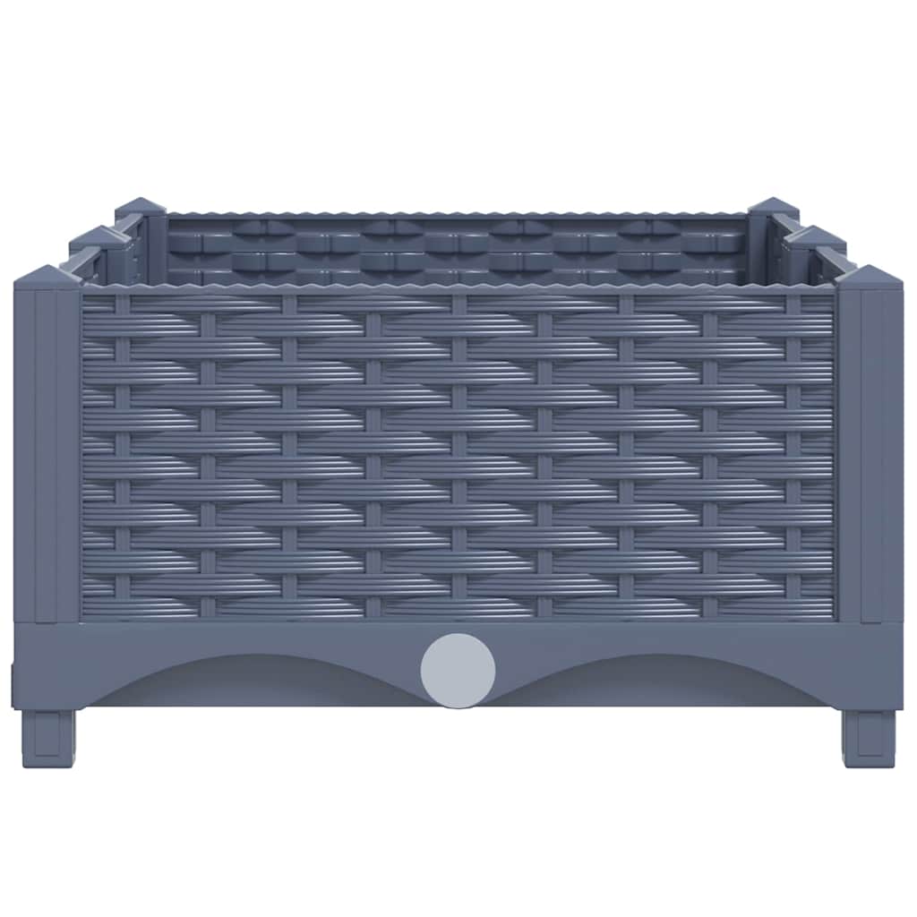 vidaXL Raised Bed 80x40x23 cm Polypropylene