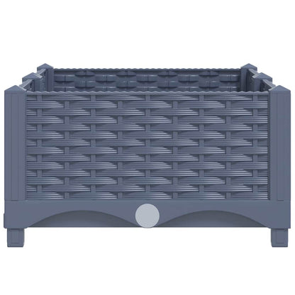 vidaXL Raised Bed 80x40x23 cm Polypropylene