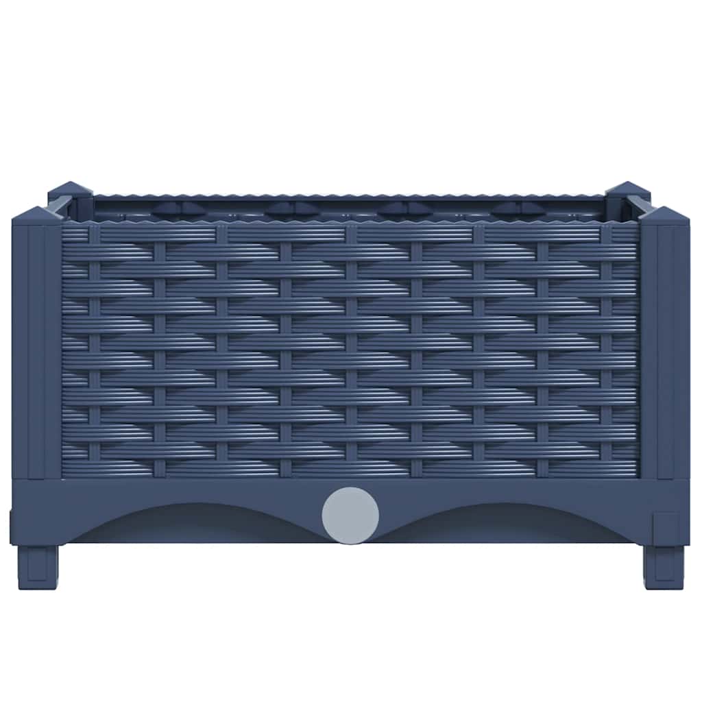 vidaXL Raised Bed 120x40x23 cm Polypropylene