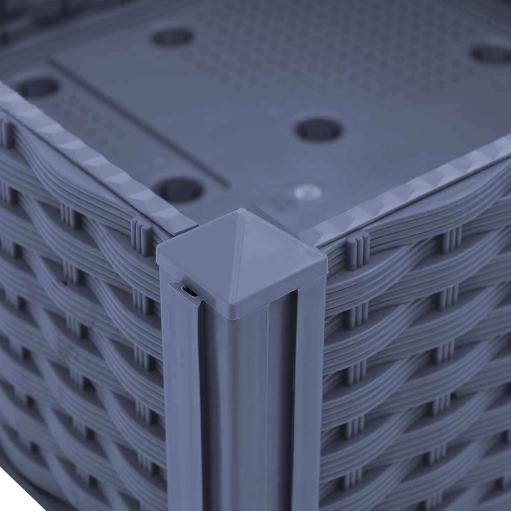 vidaXL Raised Bed 120x40x23 cm Polypropylene