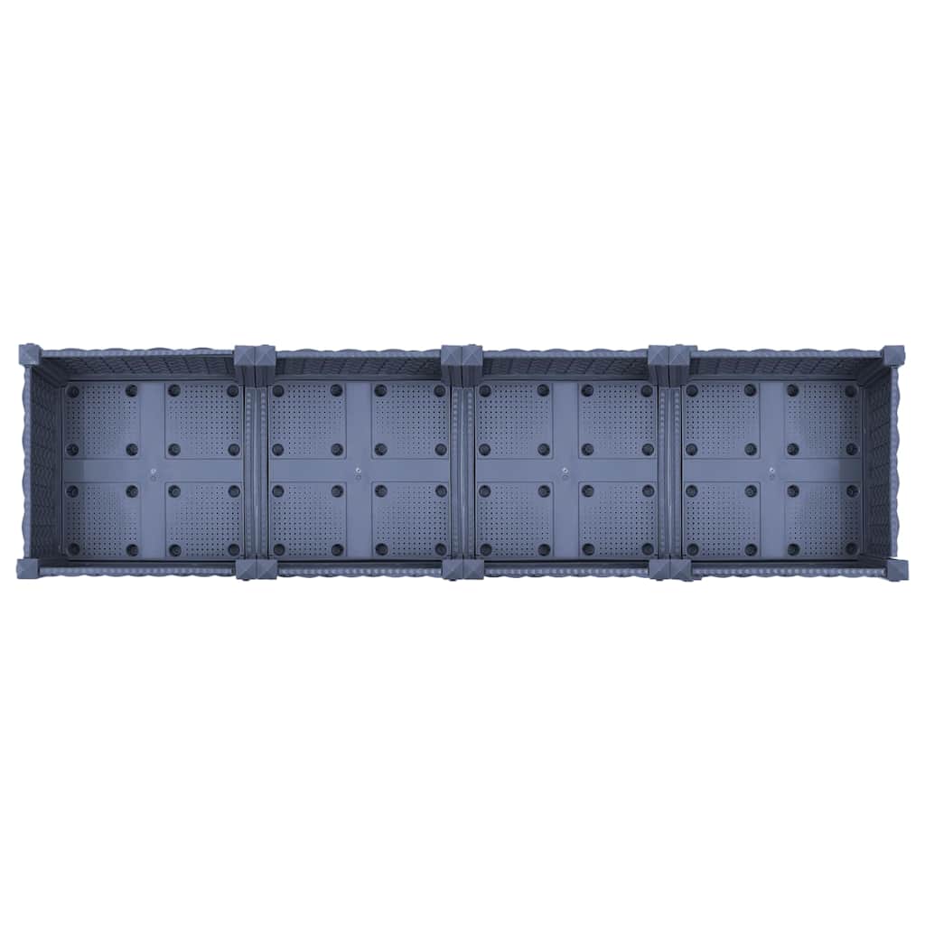 vidaXL Raised Bed 160x40x23 cm Polypropylene