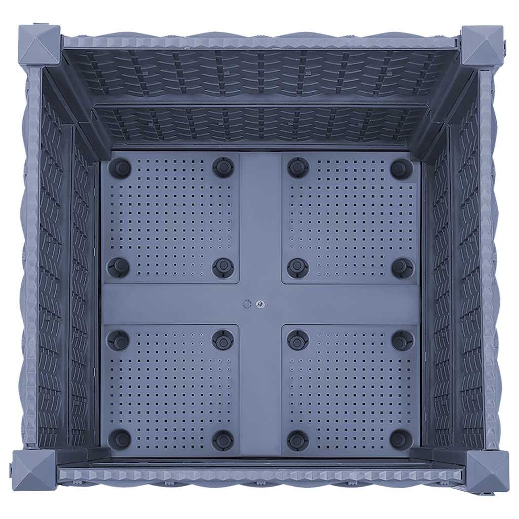 vidaXL Raised Bed 40x40x38 cm Polypropylene