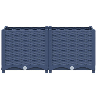 vidaXL Raised Bed 80x40x38 cm Polypropylene