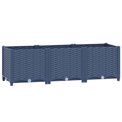 vidaXL Raised Bed 120x40x38 cm Polypropylene