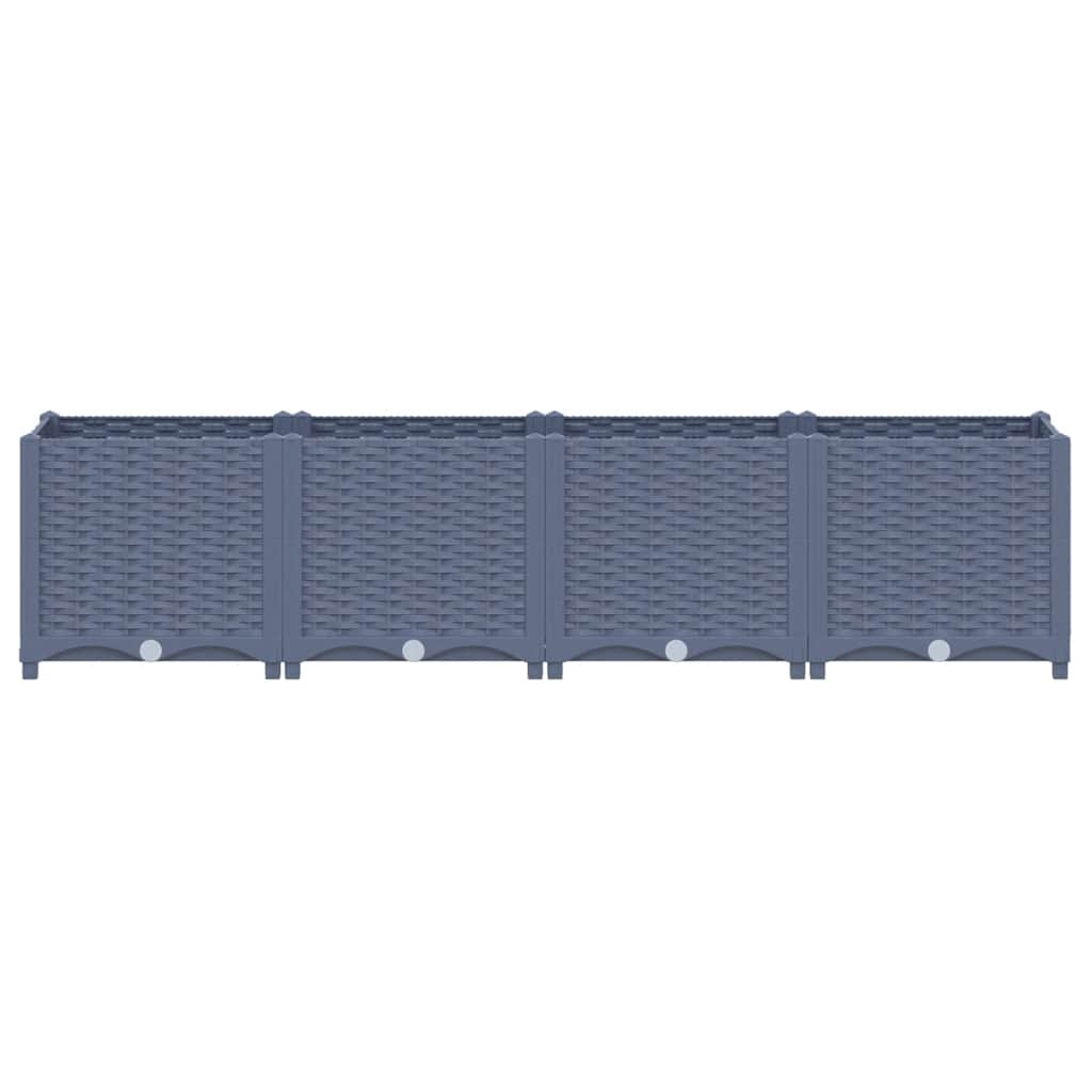 vidaXL Raised Bed 160x40x38 cm Polypropylene
