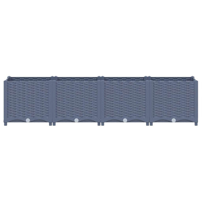 vidaXL Raised Bed 160x40x38 cm Polypropylene